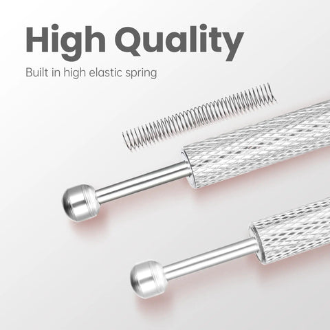 Stainless Steel Ball Grabber Tool For Piercing Jewelry Change And Tiny Object Pickup With 4 Prongs For IC Chips And Electronic Components Pearl Grabber Silver