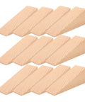 Built Tough Heavy Duty Wooden Door Wedge Stopper 20 Pack Triangular Wall Protector arranged in a pattern