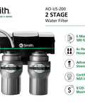 Under Sink Water Filter System With Claryum Filtration Delivers Clean Drinking Water From A Dedicated Faucet, Reduces PFAS