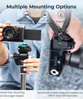 L Shape Handgrip For Sony Alpha 7C II And A7CR With Arca Quick Release Plate on tripod demonstrating mounting options