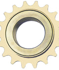 Single Speed 18T Bicycle Freewheel For Half Inch By Eighth Inch Chains With Threaded Freehub Durable Steel Replacement Part For City Bikes