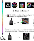 Addressable RGB LED Strip Kit With Silicon Diffused Neon Tubing Flexible ARGB Strip Magnetic Brackets Easy Install 5V 3 Pin