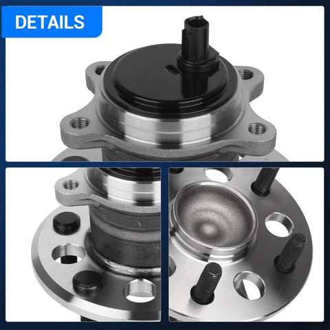 Details of Rear Right Wheel Hub And Bearing Assembly For Toyota Camry 2012-2017 And Avalon 2013-2018, 5-Lug With ABS