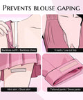 Strong Hold Double Sided Fashion Tape For Women That Stays Put All Day Invisible Under Clothes Skin Friendly Adhesive For Clothing Perfect For Low Cut Tops Deep V Neck Dresses Open Back Styles Confidence On Lock shown in multiple outfit uses