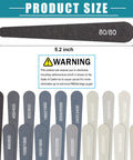 Assorted grits of Model Sanding Sticks Set With 20 Pieces For Plastic Models And 3D Prints, Water Drop Style, labeled 80/80.