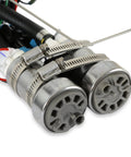High Flow Heavy Duty Dual 450 Lph In Tank Fuel Pump Assembly Drop In Swap For 1998 Through 2002 Chevy Camaro And Pontiac Firebird E85 Ready with dual pumps and clamps.