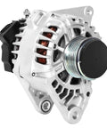 Front view of Beefy Alternator Replacement For 2011-2017 Elantra 1.8L 2.0L L4 Fit For 2012-2013 Soul And 2014-2016 Forte5 Forte Koup