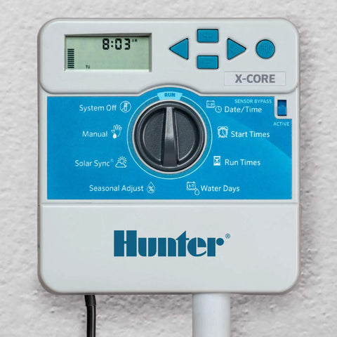 X-Core 6 XC600i Indoor Sprinkler Timer, 6 Zone Irrigation Controller with dial and buttons for easy programming