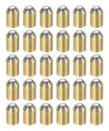 Top Shelf Heavy Duty Brass Ball Point Spring Plungers 3Mm X 4Mm Mini Push Button Latches arranged in a grid.