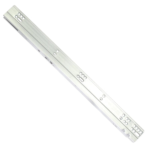 Silent Undermount Drawer Slides 21 Inch Full Extension With Soft Close For Five Eighth Inch Thick Drawer Boxes Smooth As Silk Glide Heavy Duty And Easy Install No Squeaks, zinc finish