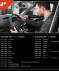 Image showing compatibility list for Heavy Duty Floor Mounted Headlight Dimmer Switch For Classic Chevy And Buick Rides.