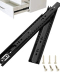 Six Inch Soft Close Full Extension Ball Bearing Drawer Slides For Small Drawers Jewelry Boxes Toolboxes Side Mount 1 Pair Black