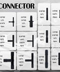 Awesome 6 Feet Long Premium Silicone Vacuum Hoses Kit For Auto Engines With 1/8 To 3/8 Inch Sizes And A Full Set Of 64 Fittings Connectors For Car Repairs Mods, assorted connectors