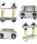 Beefed Up Heavy Duty Trailer Shackle Upgrade Kit For CRE3000 Stock And Equaflex 2.25 Inch Shackles, four views