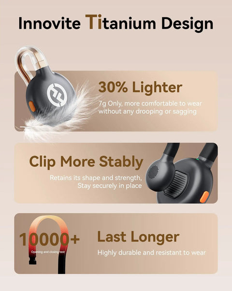 Lark M2S Wireless Microphone Bundle For iPhone Camera Android And PC with titanium clip and noise-canceling features.