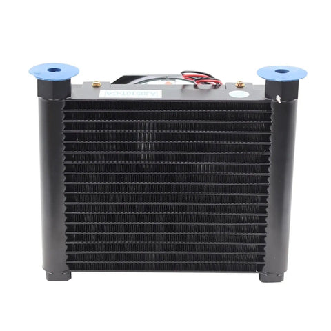 10 Liters Per Minute Beefy Hydraulic Cooler With Air Cooled Oil Radiator Heat Exchanger For CNC Hydraulic Systems Universal Mounting, Handles High Temperatures And Delivers Efficient Cooling, One Half Inch Ports, 380V AC