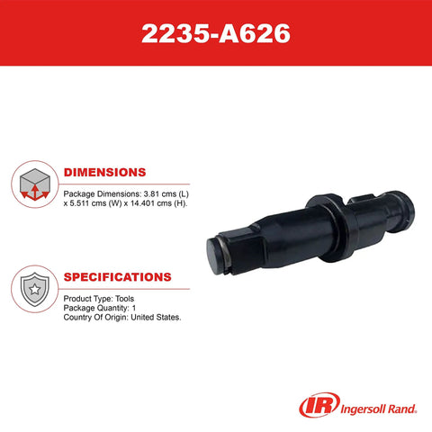 Anvil Assembly For Impact Wrench 2235 A626 Replacement Part, durable black metal with precision fit, heavy duty tool upgrade.