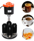 Heavy Duty Commercial Electric Glass Cup Washer Featuring Five Brush Wine Glass Cleaning Machine And Six Hundred Cups Per Hour Bar Setup with motor.