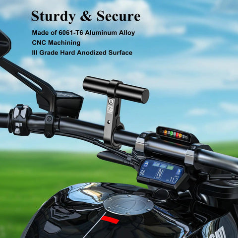 Handlebar Extender Extensions With 4 Inch Cross Bar For Bike And Motorcycle Mounting Of Phone Holder GPS Navigation Action Camera