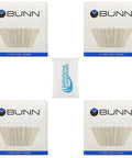 4 Pack 100 Count Coffee Filters Taller Flat Bottom For Most Coffee Makers Aromatic Brew Fuller And Smoother Cuppa Joe With Travel Tissue Pack Included