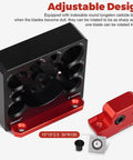 Slick No Sweat Drill Attachment Jig Kit For Turning Square Lumber Into Smooth Wooden Dowels Fast Solid Eight Size Range With Razor Sharp Carbide Blades For Hard Core Woodworking showing adjustable design and indexable tungsten carbide blades.
