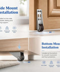 Rock Solid Vertical Track Rollers For Heavy Sliding Doors Featuring Hella Smooth Rubber Casters Built Tough for side and bottom mount installation.