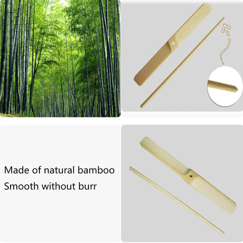 Dragonfly Propeller Toys Set For Outdoor Fun, 10 Pack Wooden Flying Dragonflies For Boys And Girls showing bamboo material and smooth finish.