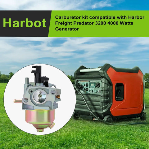 Carburetor for Predator Generators, Fits 212cc And 208cc 6.5HP 7HP Engines shown with generator