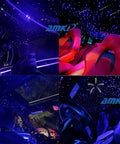 Dope Twinkle Meteor Shooting Star Fiber Optic Kit With 16W Light for car headliner, RGBW lights creating star effect