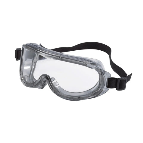 Clear Lens Safety Goggles With Indirect Ventilation For Reduced Fog, Impact Resistant Eye Protection That Fits Over Glasses