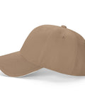 I Hate Pulling Out Funny Camper RV Camping Trailer Cap For Men And Women, beige breathable polyester trucker hat with curved brim.