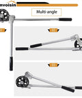 Five Eighth Inch OD Tubing Bender Manual Pipe Bender showing multi-angle positions for soft copper and aluminum pipes