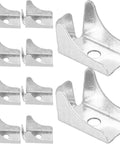 60/80/100 Pack Cabinet Clips And Steel Shelf Supports Durable Metal Pegs