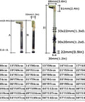 Dimensions of Adjustable Metal Furniture Legs 28 29 30 Inch Set Stainless Steel Telescopic Table Legs Replacement Feet