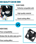 Comparison of Upgraded OEM WR60X26866 Evaporator Fan Motor For Refrigerator Compatible Plug And Play Replacement and other fan
