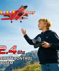 Child flying Foam RC Plane Toys With 3 Batteries, Easy To Fly Remote Control Airplane For Kids And Adults in open space