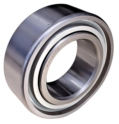 Disc Harrow Bearing With Triple Lip Seal For Farm Equipment, Replaces DC210TT2 And JD8667, metallic, side view