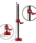 RC Metal Sliding Jack Tool For One Tenth Scale RC Crawlers, aluminum CNC machined with adjustable height and chain detail