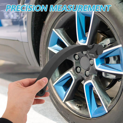 Plastic Tire Balancer Handle Replacement For Wheel Balancers Universal Pro Grade Hand Gauge And Measurement Wheel Easy To Use High Precision For Auto Repair Shops Fits Cars Trucks Motorcycles And More, black plastic