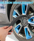 Heavy Duty Tire Balancer Handle Replacement for Precision Dynamic Weight Placement, shown in use on a car wheel.
