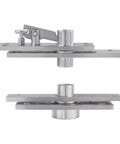 Heavy Duty Pivot Door Hinge System With 360 Degree Rotation For Bookcases And Hidden Doors Stainless Steel 150kg Capacity