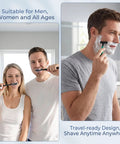 Grab And Go 10 Pack Travel Toiletry Kit Set With 6 In 1 Disposable Hygiene Essentials for Men and Women shown in use.