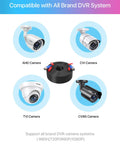 4 Pack 150 Ft Bnc To Rca Video Power Cable Pre Made All In One Heavy Duty Wiring Bundle For Cctv Dvr Security Cameras featured with various camera types.