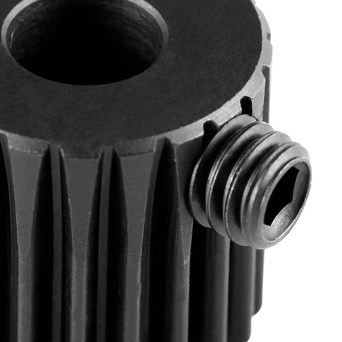 Close-up of Rugged Steel 48P Pinion Gear With 5mm Bore 41T Built Tough For One Tenth To One Fifth RC Buggies Monster Trucks Drifters