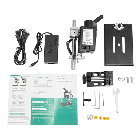 Mini Drill Press For Jewelry Making And PCB Projects Dope Precision Benchtop Drilling Machine 0-8000 RPM parts layout