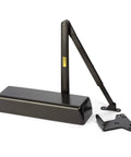 Heavy Duty Commercial Door Closer With Self Closing Action, Grade 1 Hydraulic Closer, Adjustable Spring, Duronotic Bronze, Series 4401