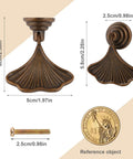 Fresh Ginkgo Leaf Drawer Pulls Set Of Four Dope Copper Dresser Knobs For Cabinets And Drawers Top Shelf Zinc Alloy Furniture Handles with dimensions 6x5cm.