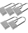 Heavy Duty Metal Zipper Pull Tabs For Backpack Repair Silver Replacement Sliders Plug And Play Install with slick finish.