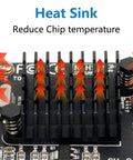 Heat sink on Four Port PCIe SATA Controller Card With Cables, Low Profile Bracket, Non Raid, Bootable System Disk Support