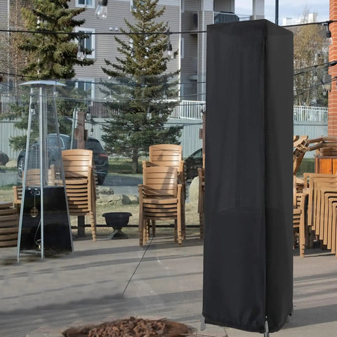 Beefy Waterproof Pyramid Patio Heater Cover With Zipper Fits Outdoor Propane Heaters 87 Inch Tall 21 Inch Wide 24 Inch Deep
